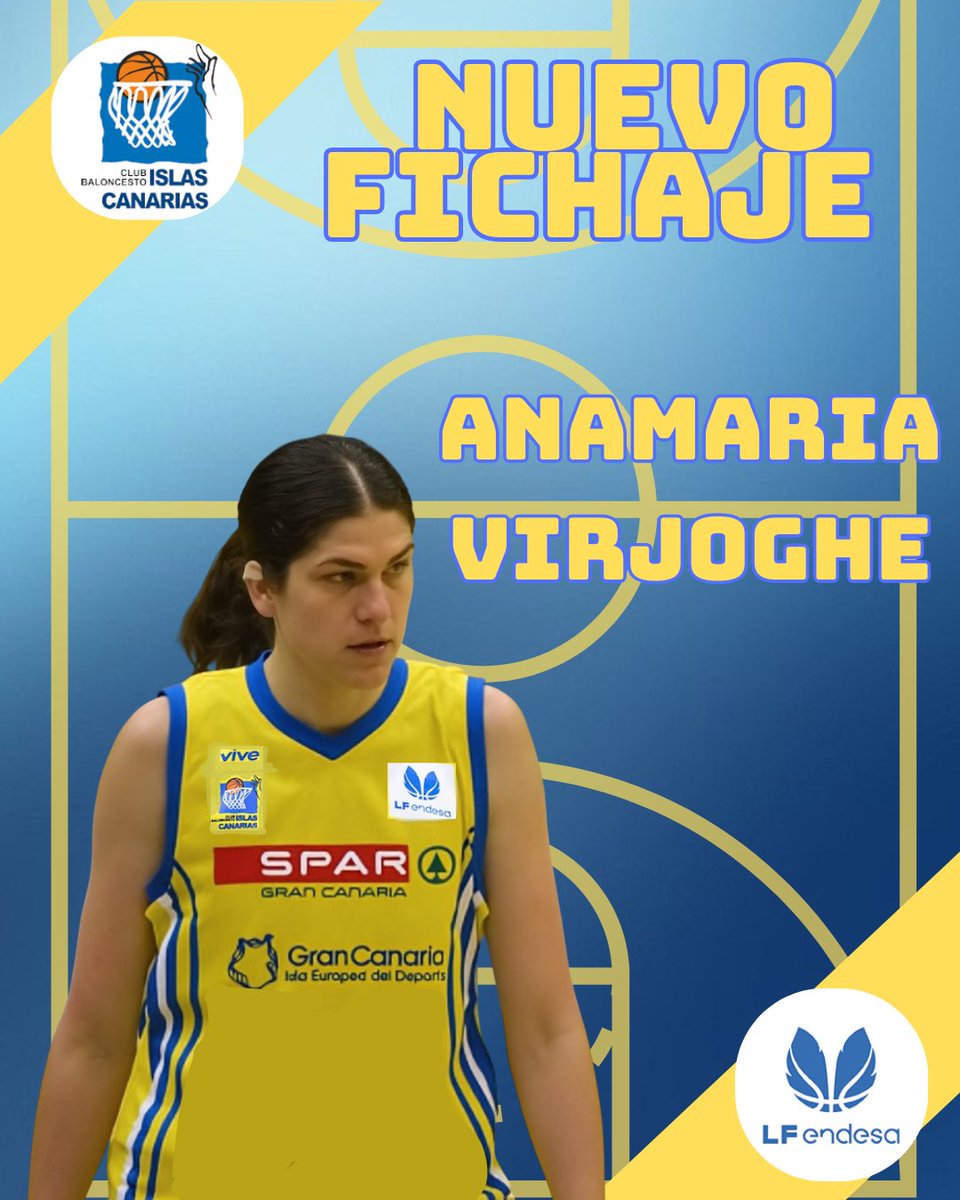 🙌🏻¡Nos encanta anunciar tu llegada! 

💛 @anamariavirjoghe viene a aportar fuerza en la pintura y a demostrar su entrega en cada minuto de juego 

🌟¡Un orgullo sumarte a nuestro equipo! 

#ligafemeninaendesa