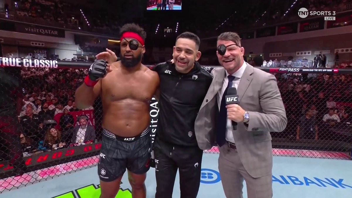 ufcontnt's tweet image. 🤣 🤣

#UFCQatar | LIVE on TNT Sports &amp;amp; discovery+