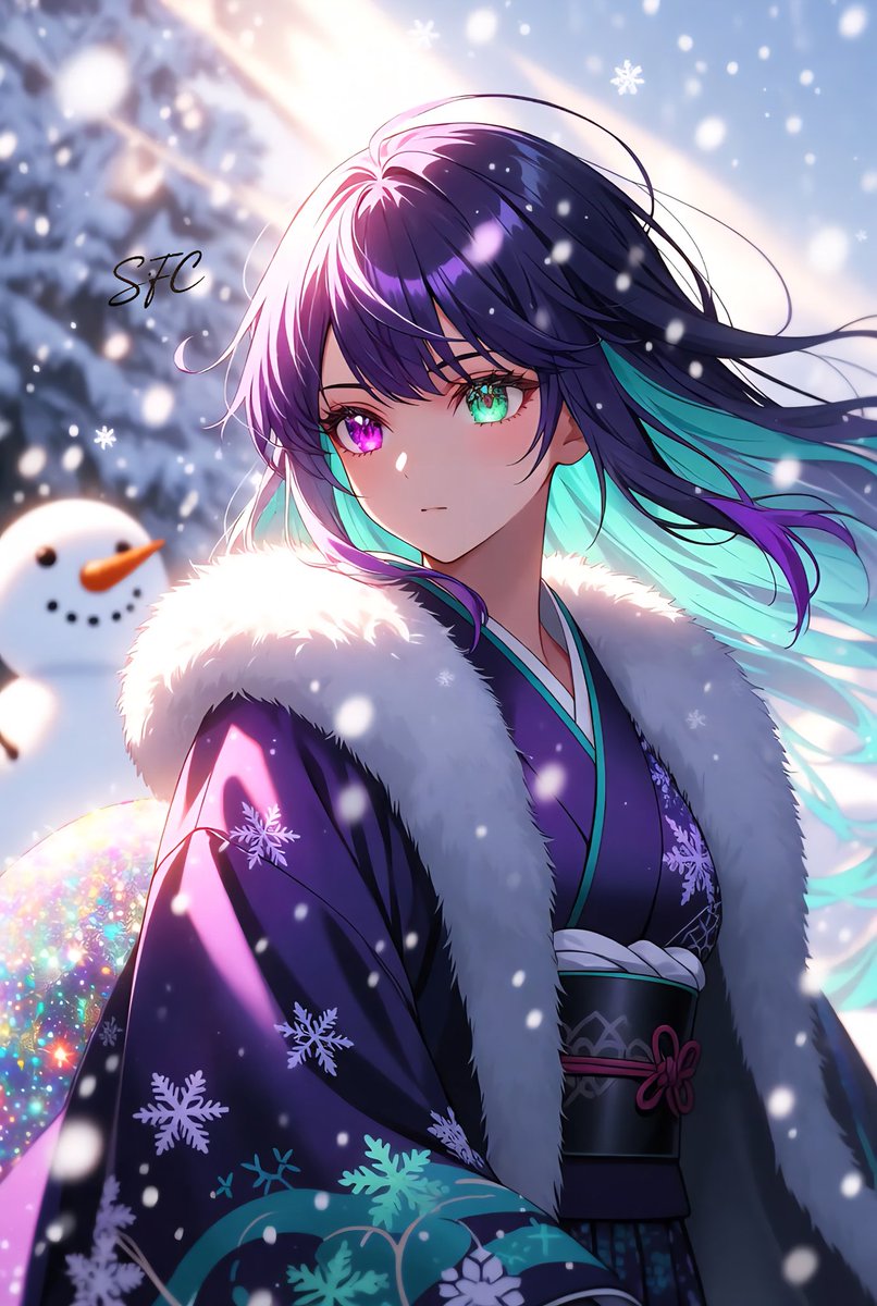Please join us in #AIWinterFestival2025

Day 4 of the event is hosted by Nagi! 🎵

❄️ Theme: Winter and Kimono 👘

❄️ Period: 11/23 (Sun) 0:00 ~ 23:59

As long as you're wearing something wintery ⛄🎄❄️ and kimono-like 👘, you're good to go! ❤️

SFW illustration without