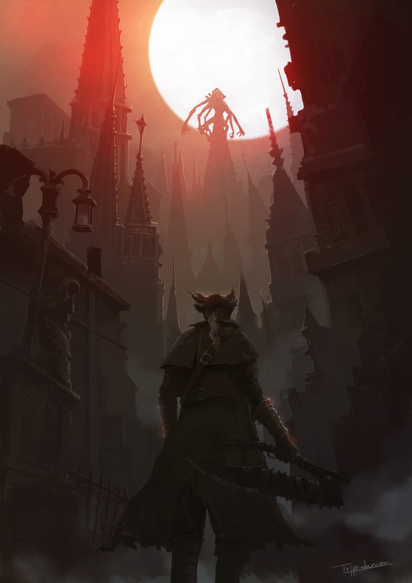 trip_dancer_g's tweet image. 🌕 #Bloodborne
