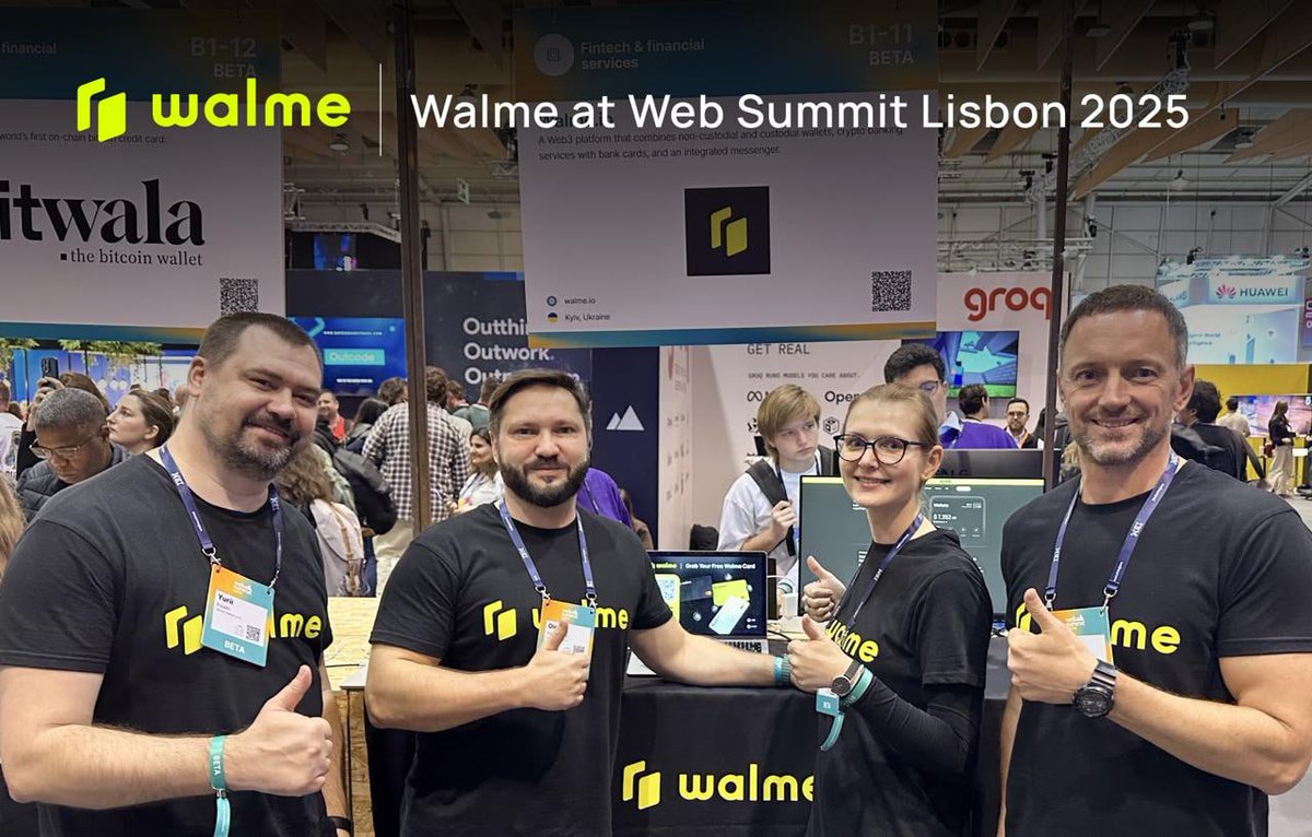 MINAGE_TCH's tweet image. Thank you for your interest to our Walme Token Sale @walme_io #CryptoCommunity
Token Sales
WLM Token Price
1 WLM = 0.007 USD
Current Bonus 10 % End at
30 Nov, 2025
STAGE 2
1 WLM = 0.007 USD
Join now while Stage 2 bonuses are still active 👇
tokensale.walme.io/invite?ref=UD0…