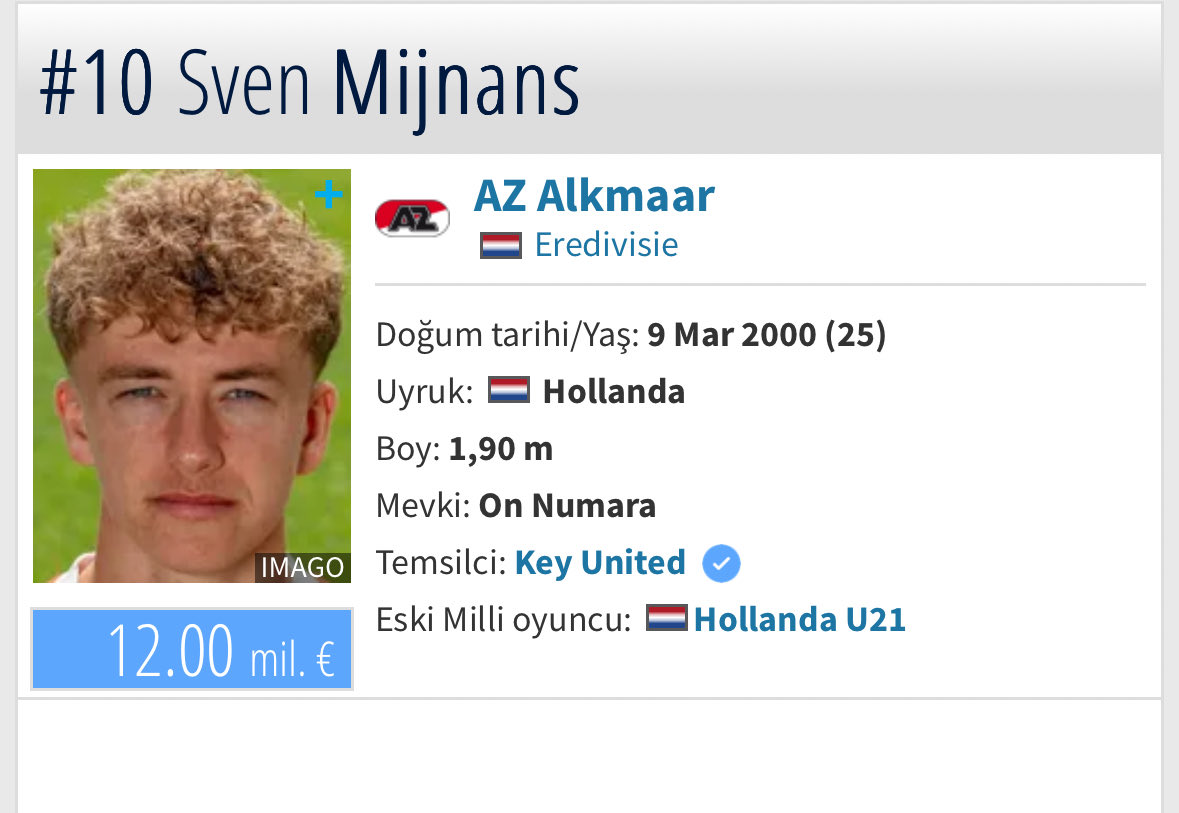 Bu kardeşimizi transfer etsek nasıl olur? Bir kaç pozisyon transferini bu kardeşimizle halledebiliriz. #Fenerbahçe