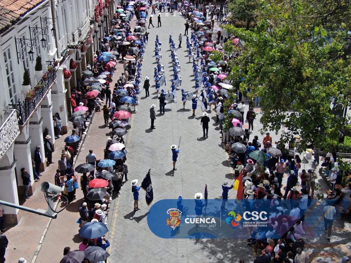 CSC_CUENCA's tweet image. Finalizó con éxito el Desfile por el 80.º Aniversario de la Unidad Educativa del Milenio Manuela de Garaicoa.

De principio a fin, mantuvimos un monitoreo permanente del evento con nuestros sistemas de videovigilancia y unidades móviles.

📍 No se presentó ninguna novedad.