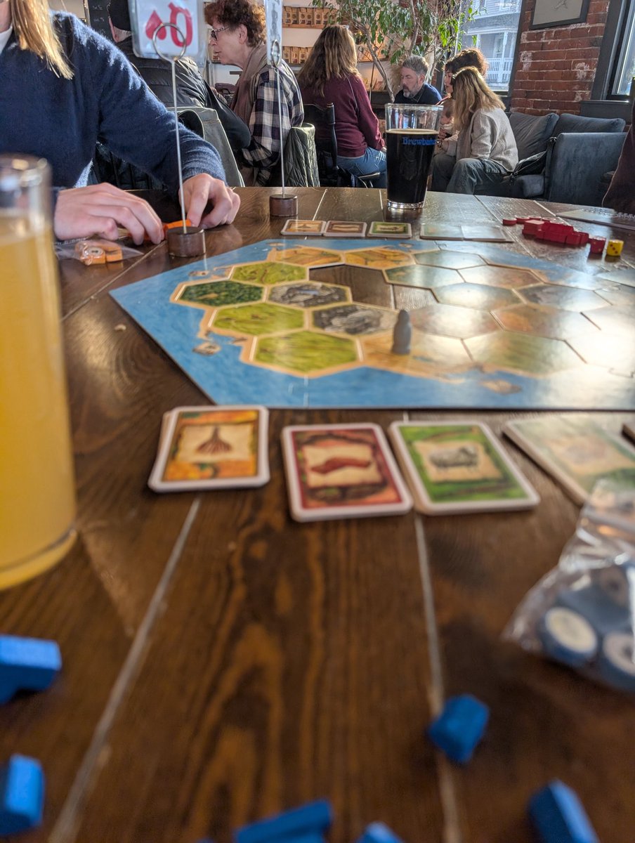 CraigPhil1968's tweet image. Am I playing catan at my local coffee shop? Yes. Am I also drinking at 2PM? Yes. #Expand