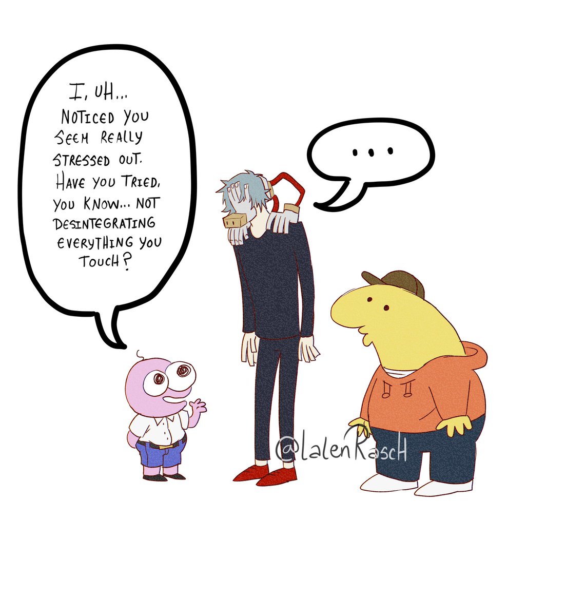 Call the smiling friends 😭
#tomurashigaraki #smilingfriends #BNHA