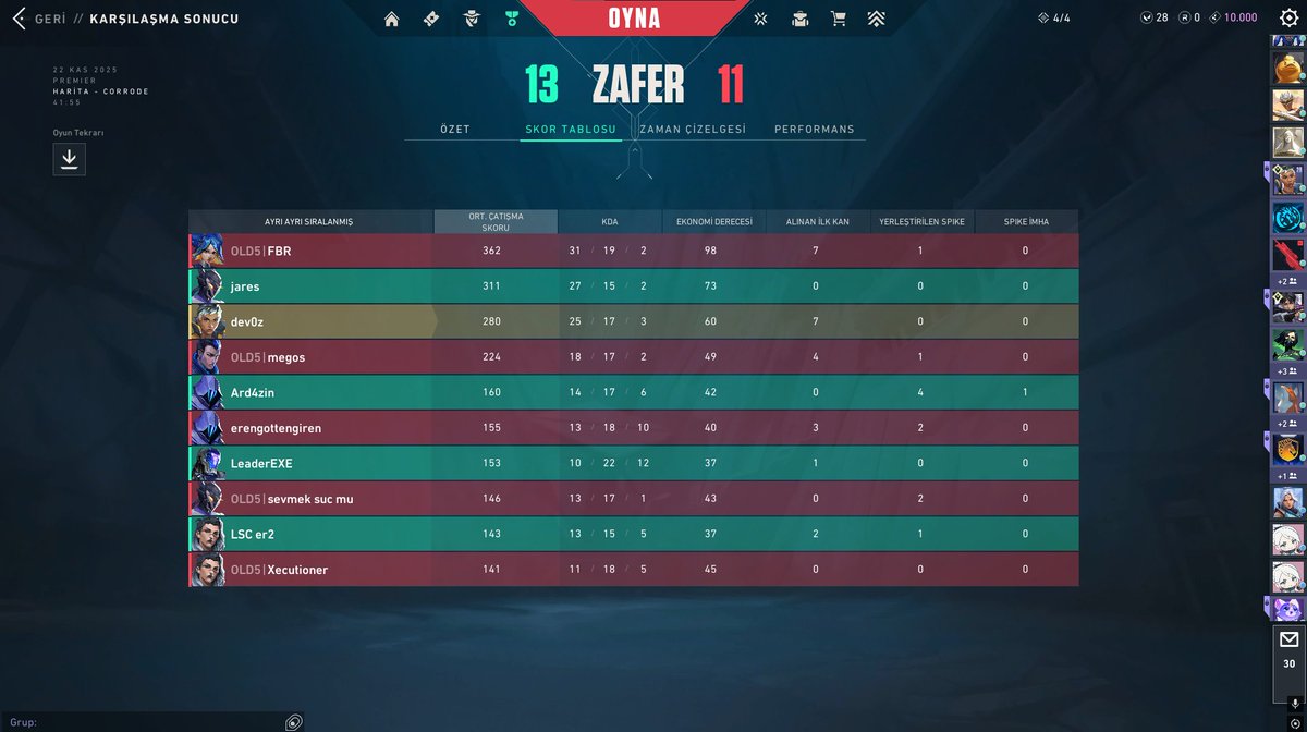 dev0zvl's tweet image. 2-0 Premier Invite oynayan herkesin es.