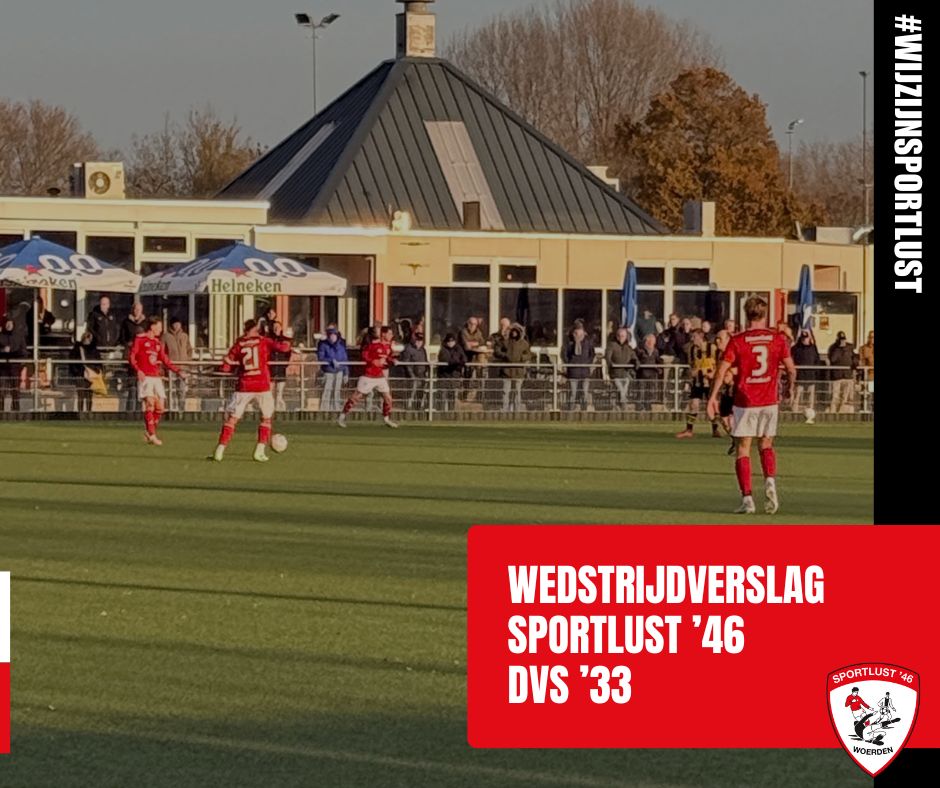 WEDSTRIJDVERSLAG | Sportlust ’46 en DVS ’33 maakten er een middag van vol strijd en spanning. Beide ploegen kampen al weken met blessures en wisselvallige vorm. Sportlust ’46 liet zich volop zien, maar kreeg er te weinig voor terug. Lees verder: f.mtr.cool/bxaobxbmrf