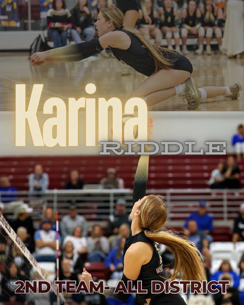 VisionVBClub1's tweet image. Congratulations to Karina Riddle from #Vision16EXVBlue on earning 2nd Team All-District honors! #WeAreVision #HighFiveSeason
