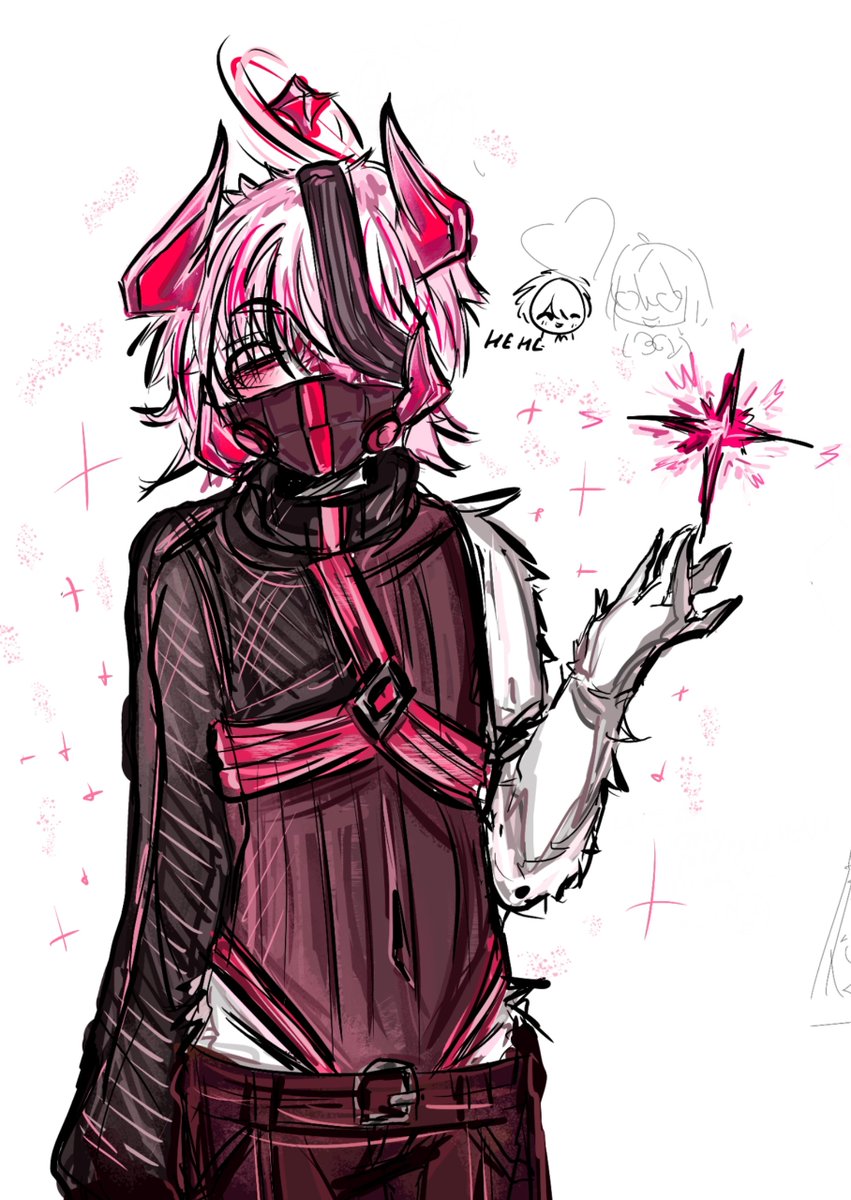 loveaero_'s tweet image. I was drawing with my friend in magma today #subspace #phighting #phightingart #fanart