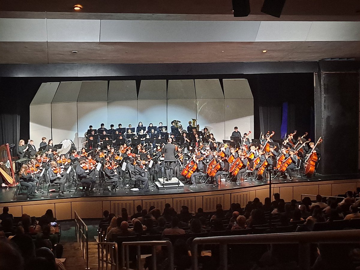Great performance for the Region 33 Philharmonic Orchestra. So much #KMSCougarPride for all these <a href="/HumbleISD/">Humble ISD</a> students (especially the <a href="/HumbleISD_KMS/">Kingwood Middle</a> #Orchestra and <a href="/KMSBand_MrsLong/">KMS Band - Samantha Long</a> ones)! Thank you <a href="/HumbleISD_KHS/">Kingwood High School</a> for letting the students use your stage! #Excellence #Achievement