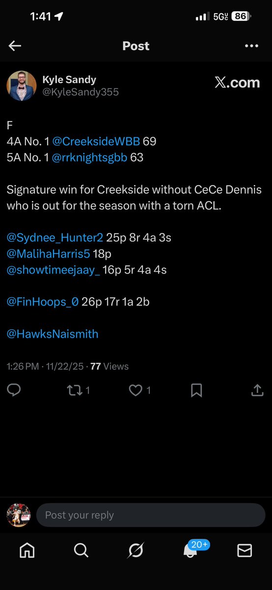 Great team win today sisters!!! <a href="/1cecedennis/">Cece</a> <a href="/CreeksideWBB/">CreeksideWBB</a> We got your back twin!!!