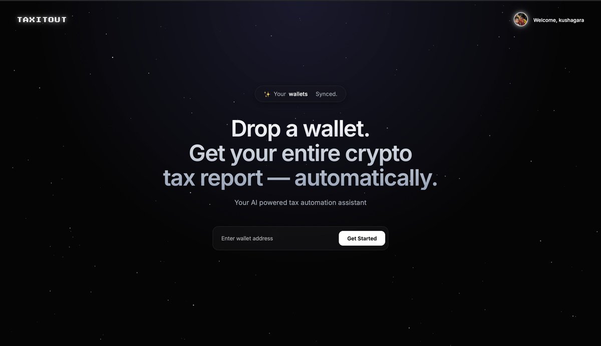 The problem with DeFi taxes:

❌ 1,000+ transactions across 10 protocols
❌ Impermanent loss calculations
❌ Staking rewards tracking
❌ Cross-chain bridges
❌ Your accountant says "I have no idea"

TaxItOut handles ALL of it automatically.
JOIN EARLY-  taxitout.online