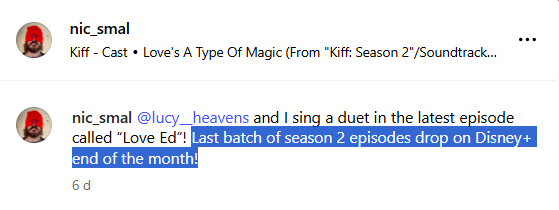 DTVANews's tweet photo. Nic Smal already confirmed that S2 is 28 episodes long on his IG.

The production order for E29 &amp; E30 where used for the standalone specials between S1 &amp; S2.

https://t.co/vsUbYjCb4l

#Kiff #DisneyKiff https://t.co/8eAis6TSFU