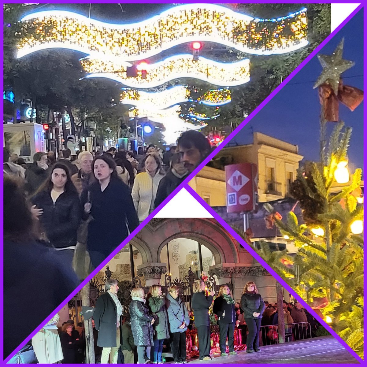 ✨🎄 Amb en <a href="/tonllatzer/">ton llatzer</a> avui encenem les llums de Nadal de #lacarretera i omplim els carrers de màgia! Una gran oportunitat per redescobrir el comerç local i donar suport als eixos comercials que fan possible aquesta època tan especial. 🛍️💡