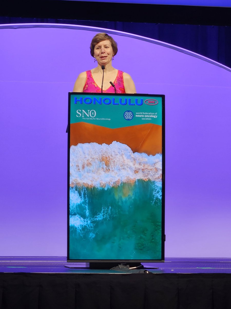 NeuroOnc's tweet image. SNO Presidential Address – SNO President, Daphne Haas-Kogan, shares SNO announcements - over 3,000 attendees at our annual meeting! #SNO2025 #WFNOS #ScientificMeeting