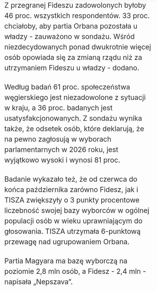 Viktor Orbán i jego prorosyjski reżim panicznie boją się utraty władzy na Węgrzech i zwycięstwa opozycji w wyborach za kilka miesięcy do tego stopnia, że wzywają UE do blokady pomocy Ukrainie, bronią antyukraińskiego planu Trump-Putin i chronią PiSowskich bandziorów!
#Siódemka