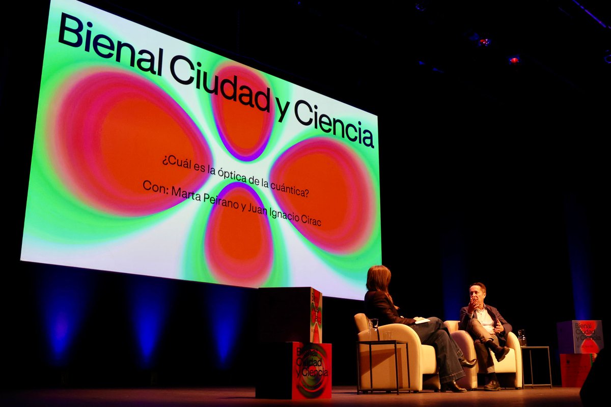 cbamadrid's tweet photo. ¿Cuál es la óptica de la cuántica?

La periodista  entrevista a Juan Ignacio Cirac, referente internacional en óptica cuántica.

Nos adentramos en las líneas de investigación que están reconfigurando el futuro tecnológico. 

#BienalCiudadYCiencia https://t.co/9934VftvTb