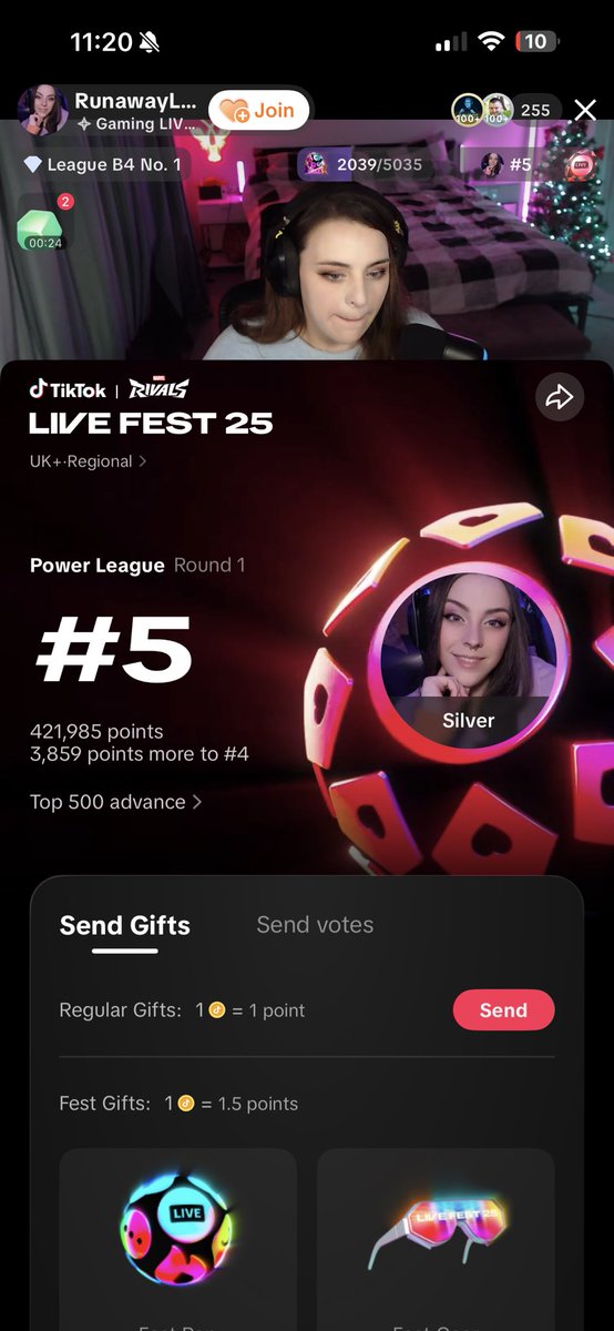 Shoutout to <a href="/RunawayLobsterr/">Lobby</a> whose currently 5th in TikTok Live Fest Silver League 🔥

Absolutely smashing it and making us all proud! 

So many of our creators killing it 1 day in 🚀