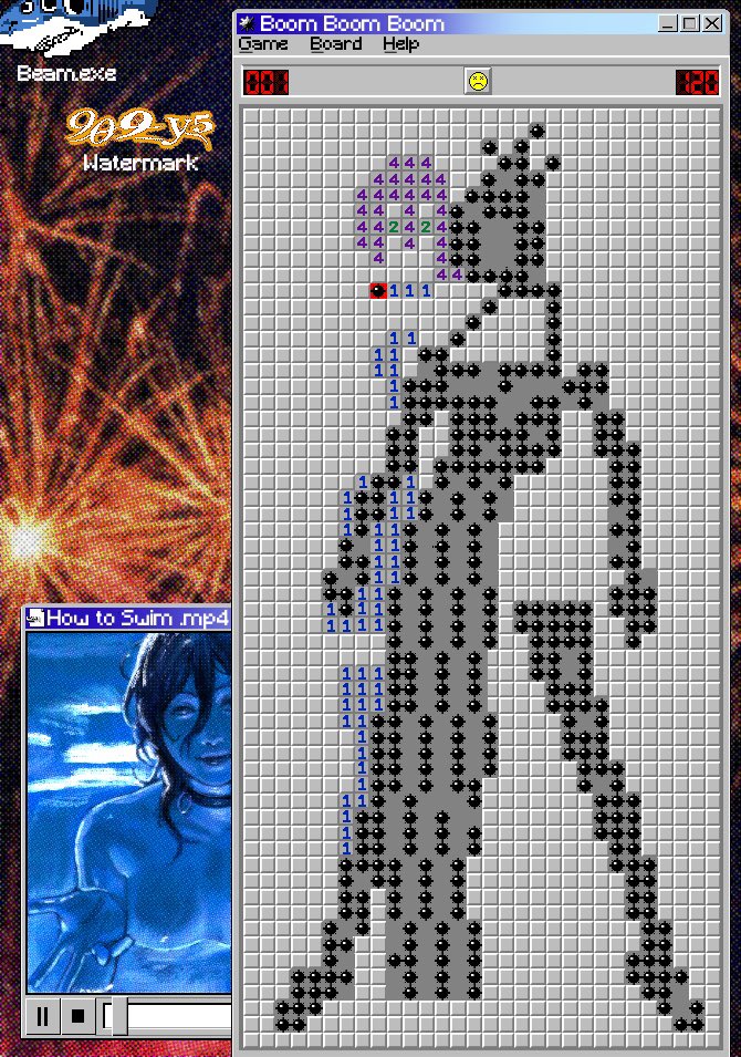 909_y5's tweet image. minesweeper #chainsawman