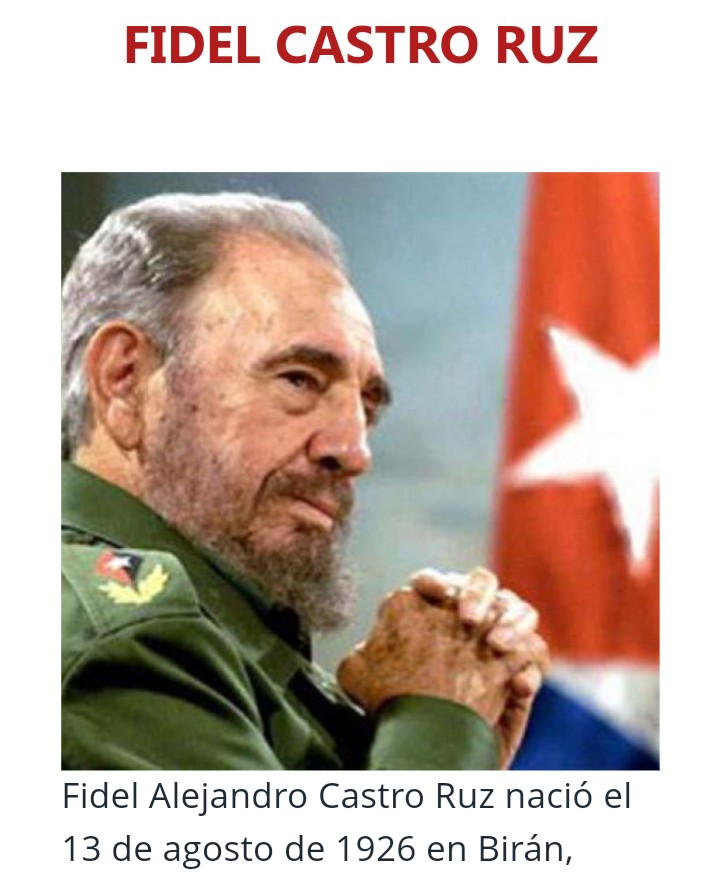 "Cuando hay patriotismo, cuando hay conciencia, cuando hay ideas, cuando hay unión, cuando hay una doctrina, un pensamiento político, cuando hay un partido, cuando hay una dirección y cuando se lucha, no puede haber derrota".
#FidelPorSiempre