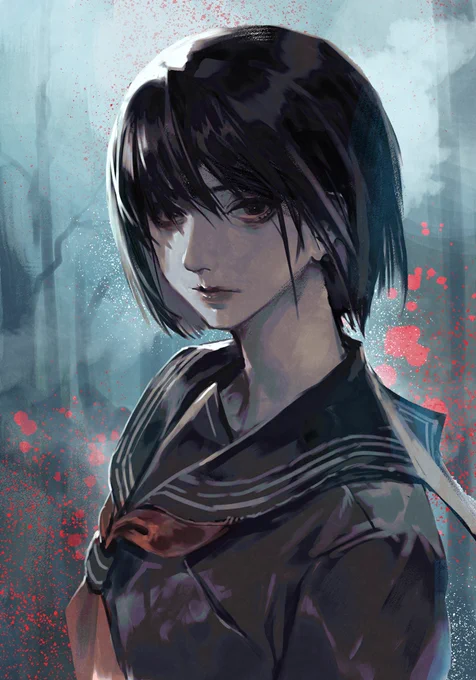 #FanArt │ Silent Hill f - "shimizu hinako" Artist: