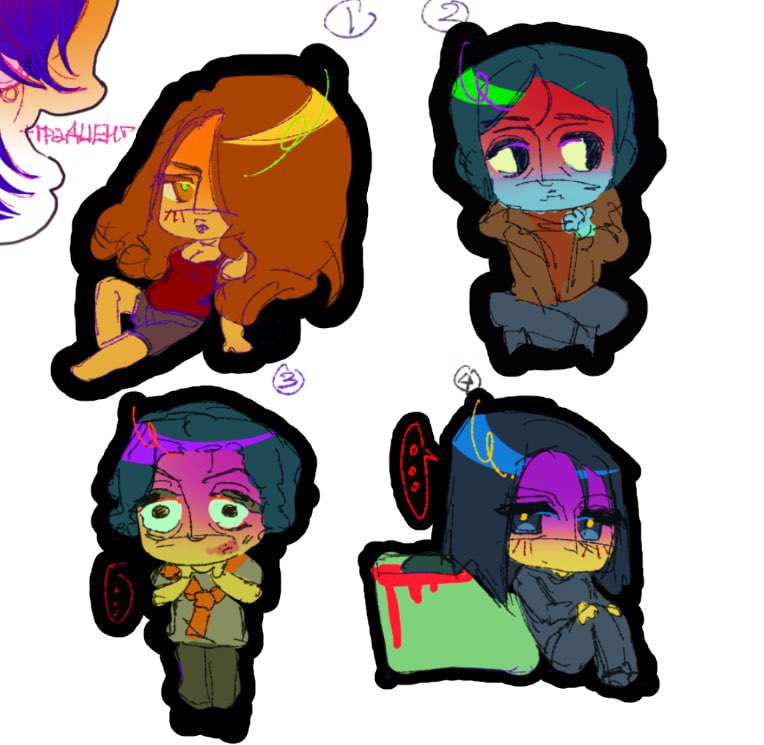 ninah keychains on black acrylic hmmmmm
#ninah #noimnotahuman #coatguy #wireface