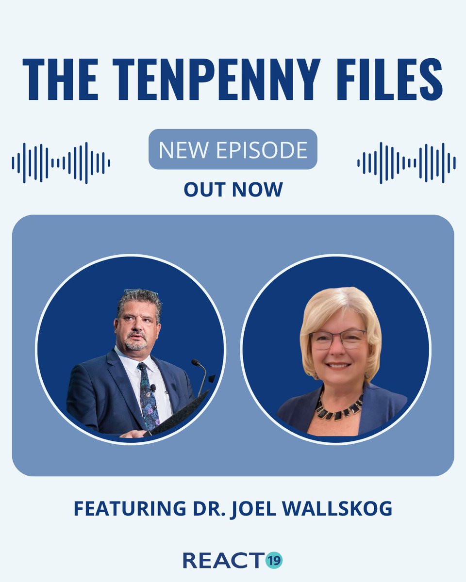 React19org's tweet image. The interview is now live and this is a conversation everyone needs to hear.

Dr. Joel Wallskog joins Dr. Tenpenny to discuss his journey from respected orthopedic surgeon to vaccine-injured patient, and how systemic denial from the CDC, FDA, and NIH led him to co-found React19.…