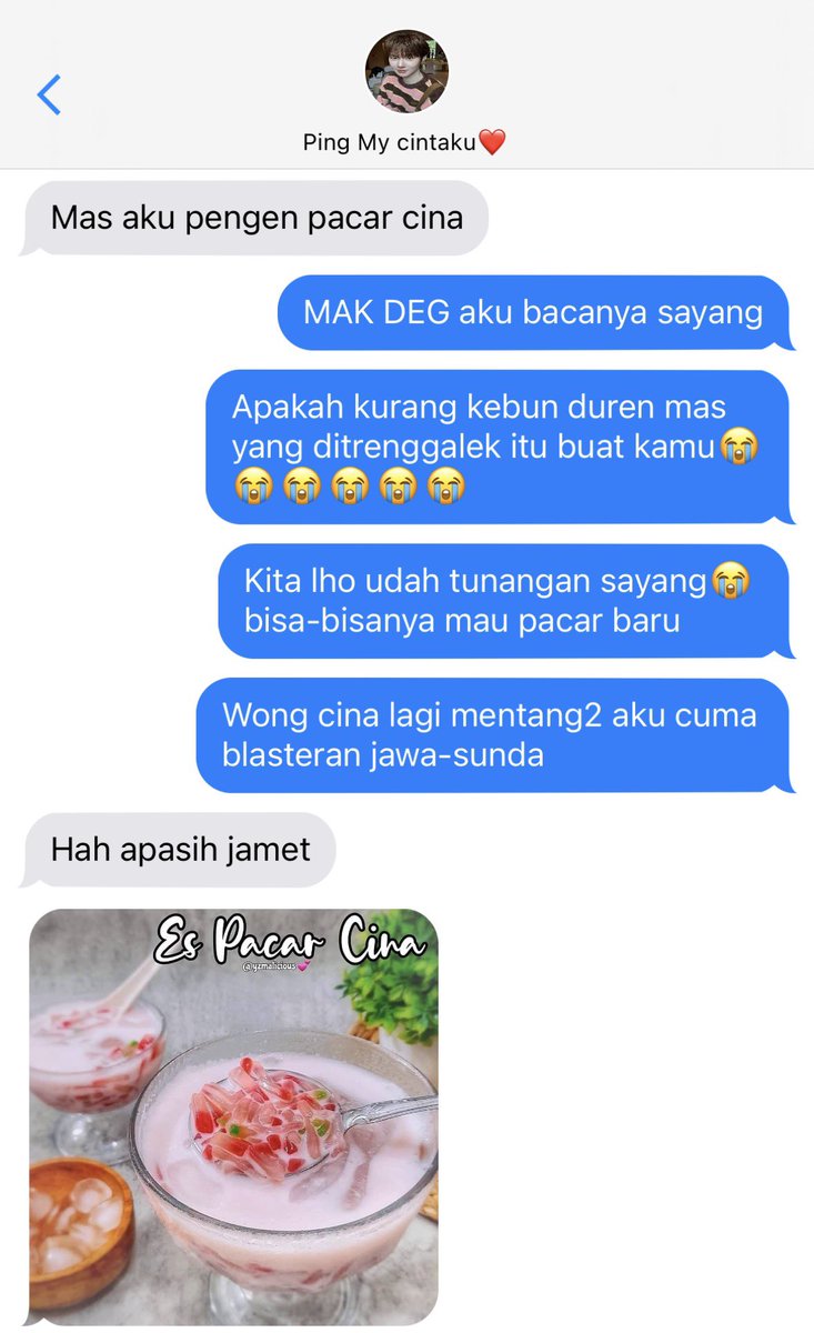 khemzira's tweet image. 3. Kalo chatan sama pacar2nya