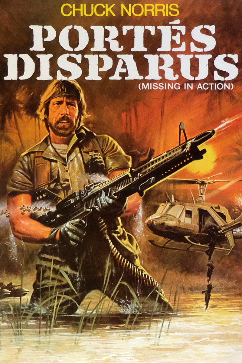 olivierkevin3's tweet image. Moment cinéma sur @PrimeVideoFR 

Je Regarde 
Portés Disparus (1984)
Film de Joseph Zito
Avec Chuck Norris ,...

Synopsis : Convaincu que des soldats portés disparus sont toujours prisonniers, le Colonel Braddock retourne au Vietnam pour vérifier ses présomptions.