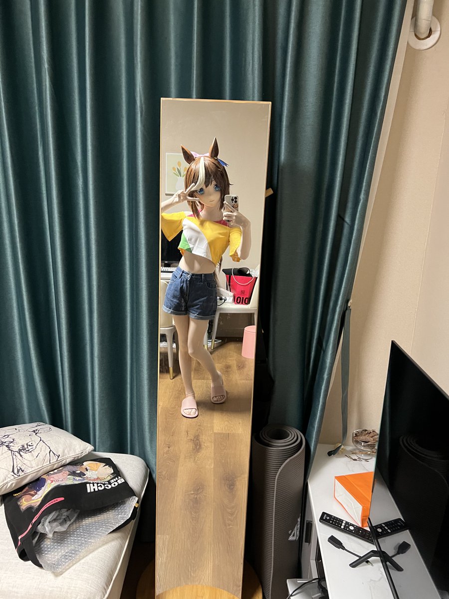 还是死库水显身材
#着ぐるみ #kigurumi