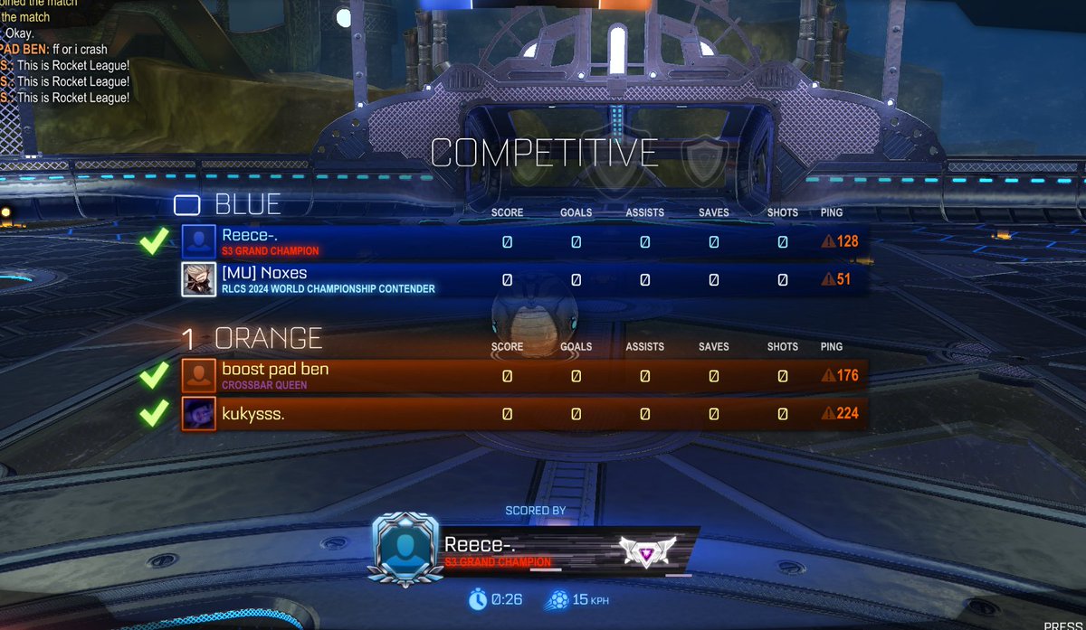 Oh so I just can't play RL at all in 2025