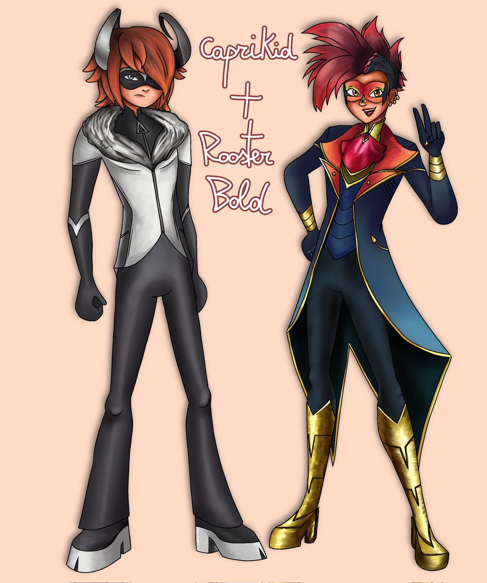 _anpyk_urtzberg's tweet photo. my first time drawing caprikid and rooster bold !! #caprikid #roosterbold #capribold #marcaniel https://t.co/ACmYLBi74s