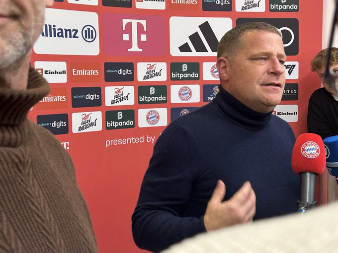 Max Eberl affirme que Lennart Karl n'a pas été blessé : "rien de grave".

Il ajoute également : « nous sommes optimistes » quant au retour de Serge Gnabry pour le match contre Arsenal.

(<a href="/_kochmaximilian/">Maximilian Koch</a>)

#FCBayern || #FCBSCF || #Bundesliga || #MiaSanMia 🔴⚪️