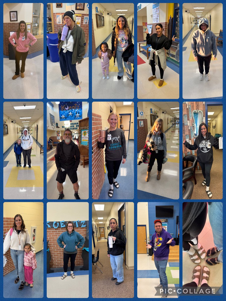 NISDKuentz's tweet photo. Our staff loves to participate in  “Underground Spirit Days”. This time it was “Dress like a student” and the kids LOVED it! https://t.co/foKI0kFJu2