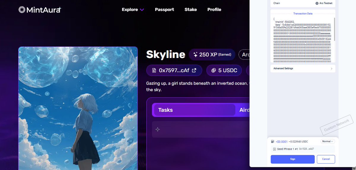 the_bilal_loop's tweet image. Mint Skyline NFT On  @ArcFlowFinance  

x.com/MintAura/statu…