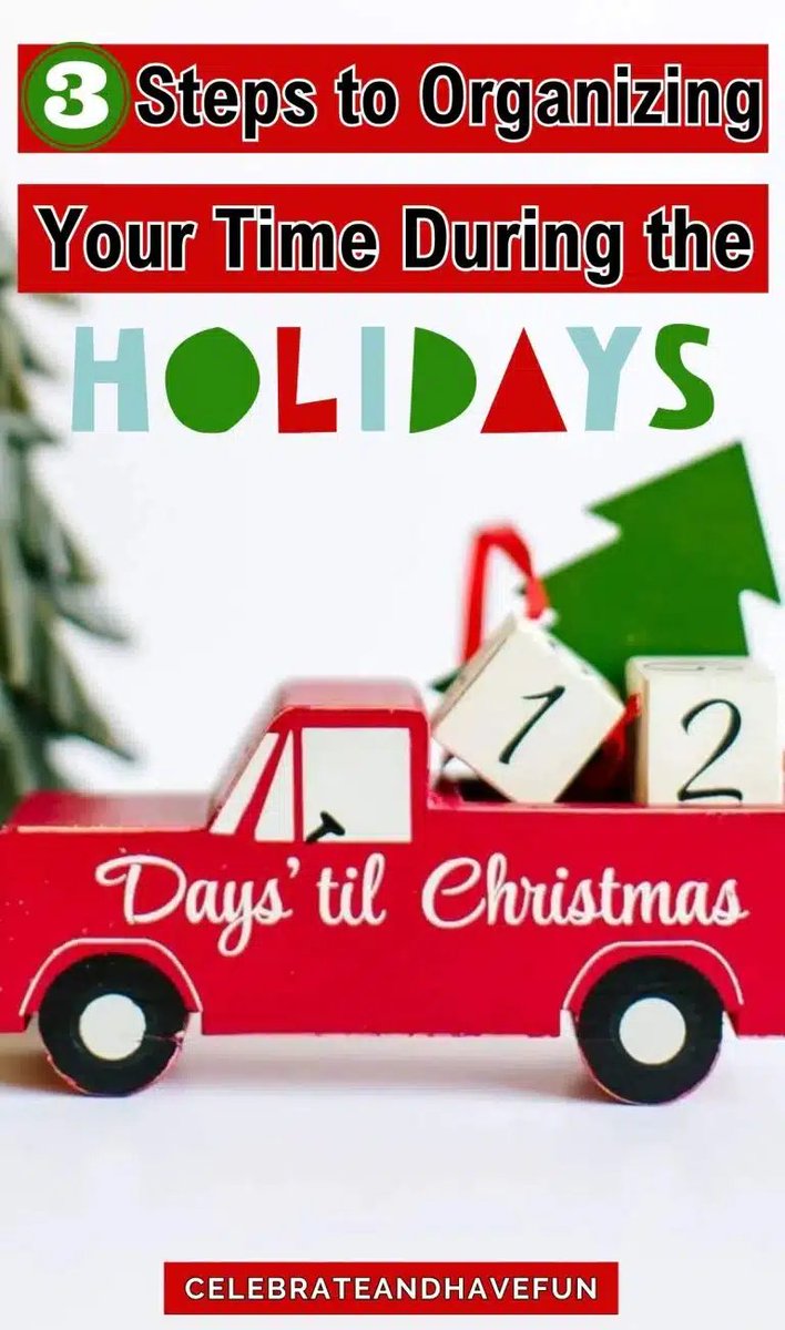 celebratehavfun's tweet image. celebrateandhavefun.com/organizing-you…
Want to enjoy the holidays without the overwhelm? Try these 3 simple steps to keep a routine during Christmas so you can stay organized, stress less, and still have fun! #HolidayRoutine #StressFreeChristmas #HolidayTips