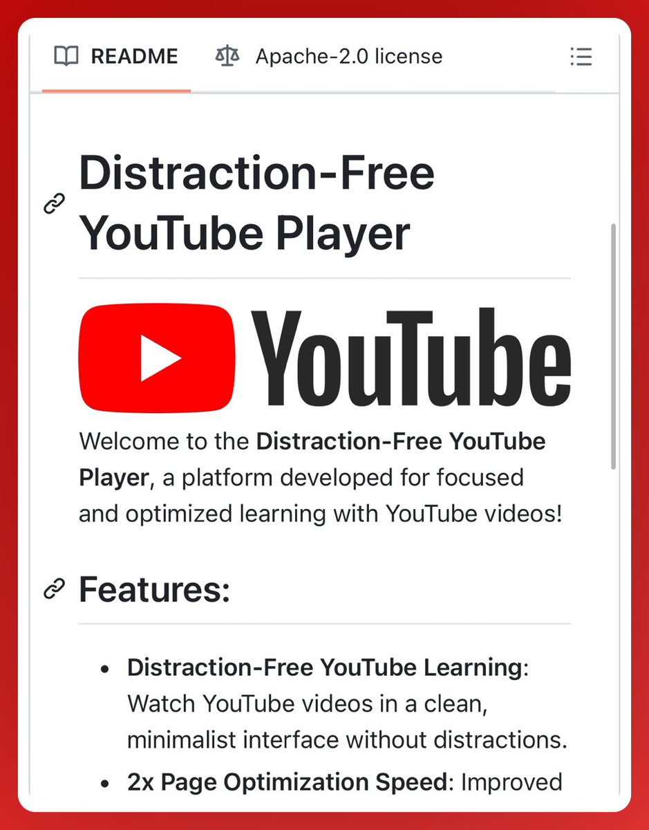 광고 없는 YouTube 플레이어로, 이러닝에 이상적이며, 진행 상황을 로컬에 저장하며, 계정은 필요하지 않습니다.