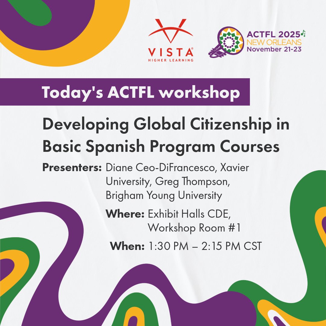 Vista Higher Learning Higher Education tweet media