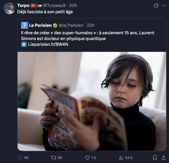 C'est là que tu vois que le mot fasciste est utilisé pour tout et n'importe quoi.