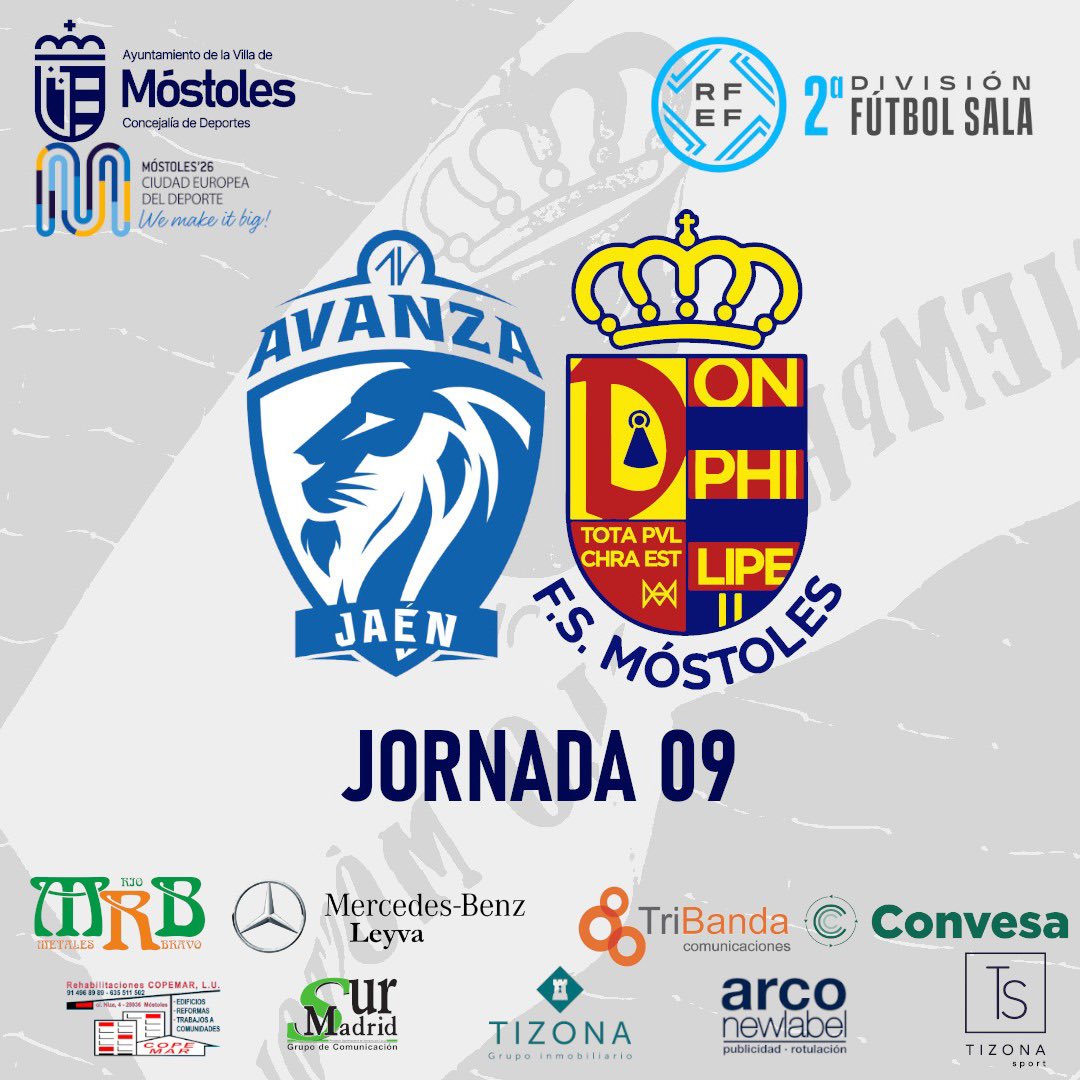 💙FINAL💙
<a href="/AvanzaJaen/">Avanza Jaén Paraíso Interior FS</a> 6️⃣
MRB-FS MÓSTOLES 0️⃣
Dura derrota en un partido donde nunca estuvimos. Vendrán tiempos mejores…
Siempre y solo Móstoles!!!
#canteraazul