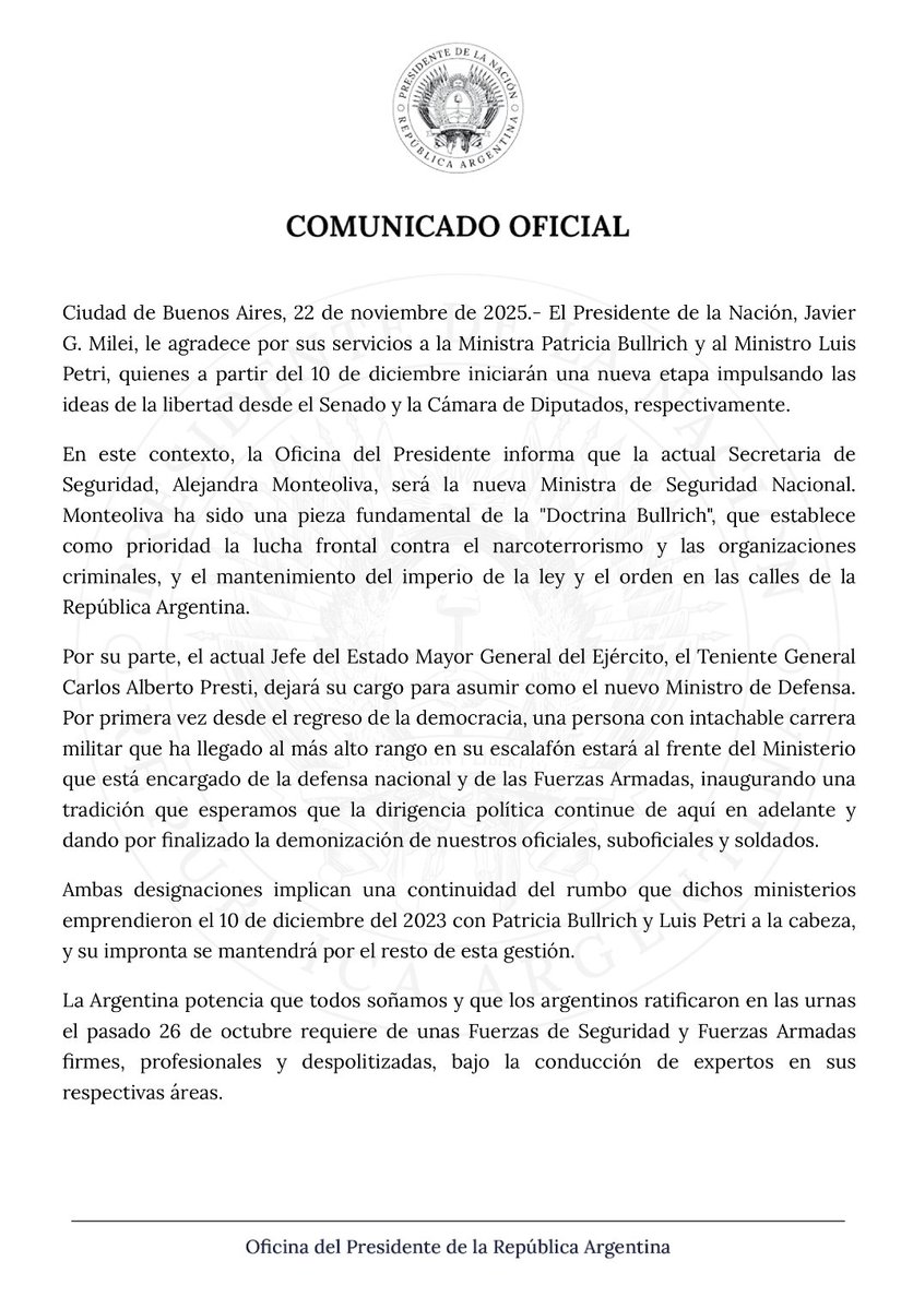 OPRArgentina's tweet image. 