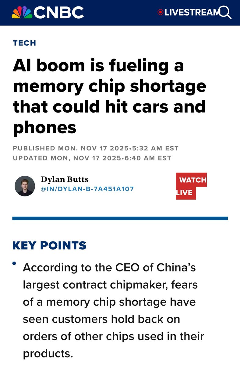 chaosengineerr's tweet image. #AI’s burning through chips faster than EVs can charge. Yes, shortages are coming. 
But here’s why it matters: the crunch is accelerating the move to software defined cars where intelligence outpaces hardware. The shortage isn’t the threat, it’s the catalyst. #TechTrends