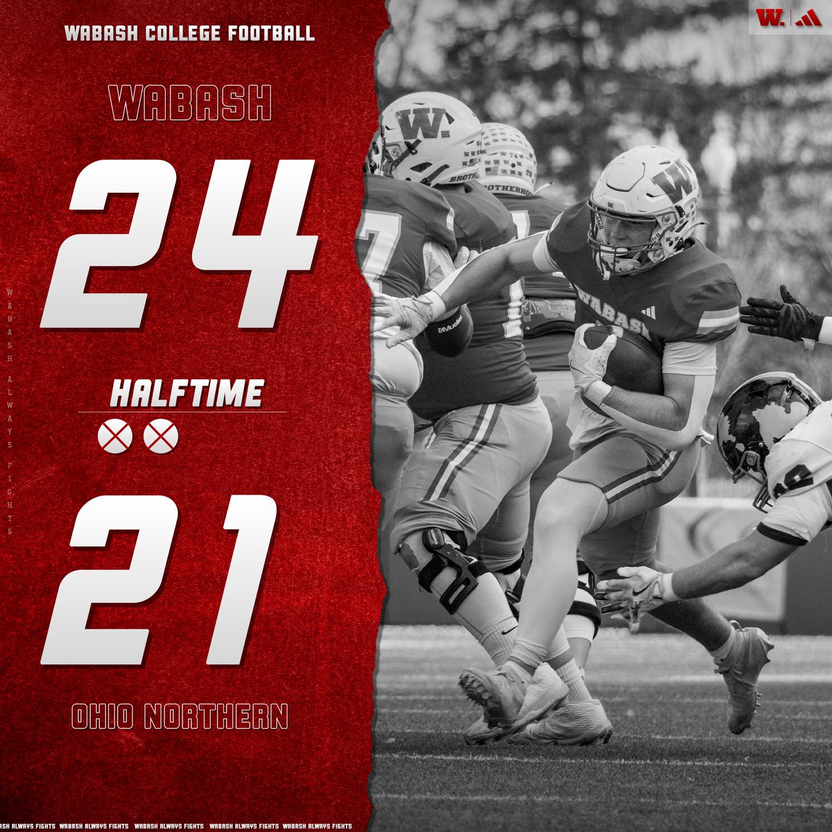Wabash College Football tweet media