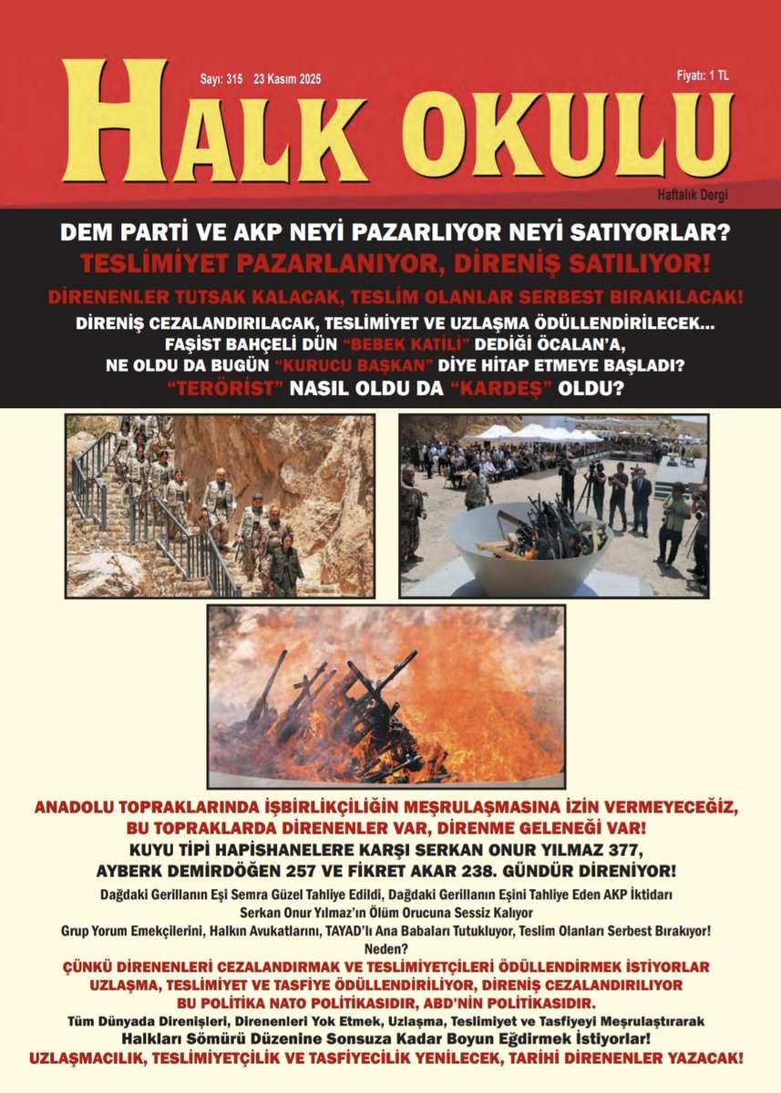 biryolcu_9999's tweet image. Halk Okulu 315. sayısı çıktı