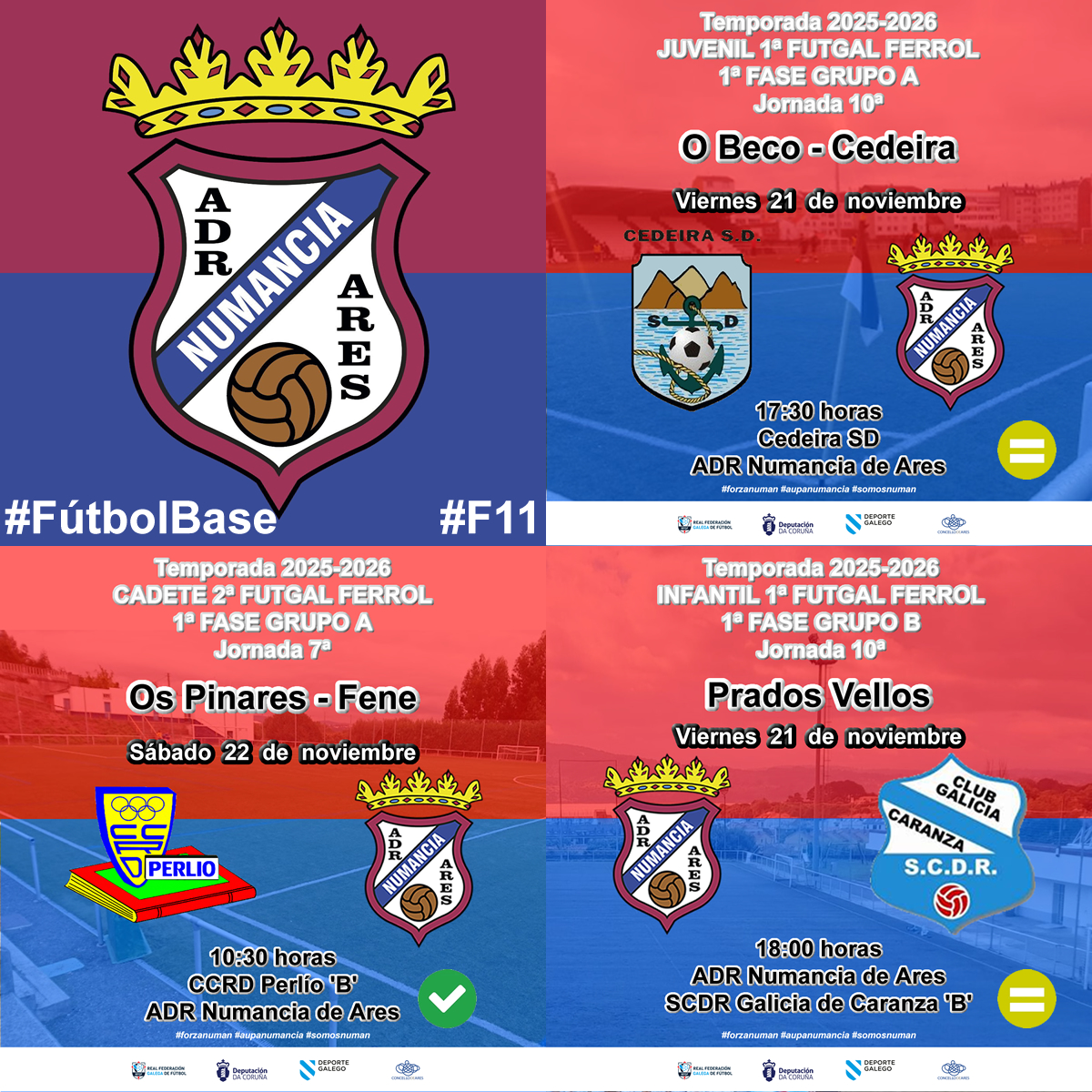 #Resumen Fútbol 11. ADR Numancia de Ares