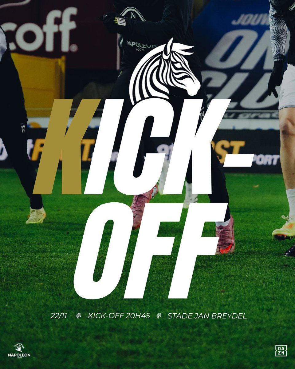 SportCharleroi's tweet image. ⏱️ 1’ : Le coup d’envoi de la rencontre est donné dans un froid glaçant. Vamos ! 💪🦓❄️

#CLUCHA #NapoleonScore 0️⃣-0️⃣