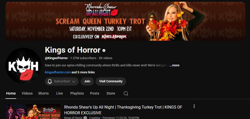 Subscribe to <a href="/KingsofHorror/">Kings of Horror</a> @
youtube.com/@KingsofHorror.
Repost to show your support today.
<a href="/RhondaShear/">Rhonda Shear</a> <a href="/MeatTheCarvers/">Meat The Carvers</a>  <a href="/Felissa_Rose/">FelissaRose</a>  #MutantFam #HorrorFam