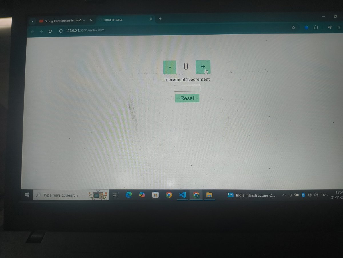 Satya_030's tweet image. Day 1/30 of my #30DaysOfCode challenge ✅ Built a Counter App with pure HTML, CSS &amp;amp; JavaScript!  Increase 
Decrease  
 Reset 
 No frameworks, just vanilla JS 💪 Next: 29 more projects 🔥 #WebDevelopment #JavaScript #100DaysOfCode #FrontEnd