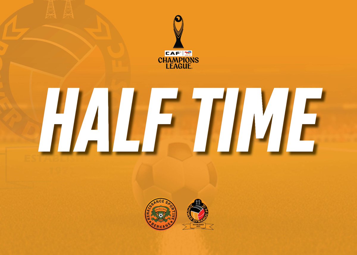 PowerDynamosFC's tweet image. Work to do in the second half.  

Berkane RS 2️⃣ 🆚 0️⃣ Power Dynamos FC 

#TotalEnergiesCAFCL .
 
For more information, news and updates, visit powerdynamosfc.com

#Power #Pride #Prestige
#AbaYellow #AbaBusaka #CAFCHAMPIONSLEAGUE