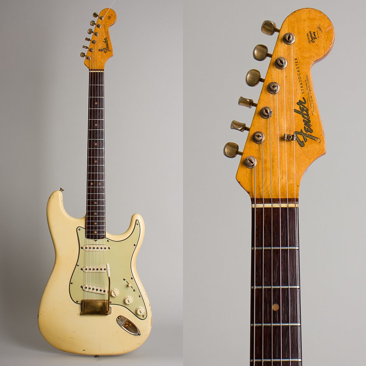muerdekeroyo's tweet image. 1964 Olympic White Fender Strat 
#guitar #Fender #Stratocaster #Straturday
